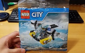 乐高 LEGO 30346 警用小飞机
