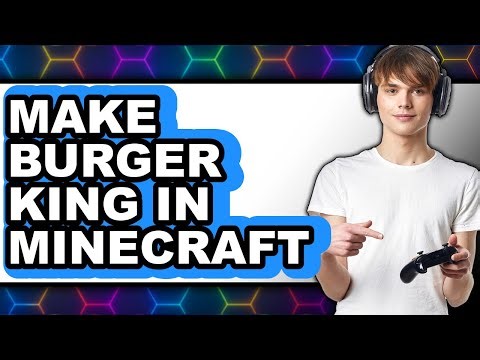 How to Make Burger King in Minecraft (updated)