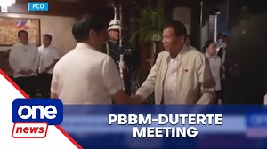 PBBM meets with Rodrigo Duterte President Ferdinand “Bongbong” Marcos Jr. met with former President Rodrigo Duterte at Malacañang on Wednesday night. According to Presidential Communications Office, the two discussed Duterte’s recent meeting with Chinese President Xi Jinping in Beijing. | ONE News