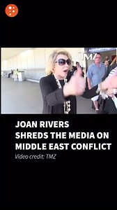 351K views · 9.1K reactions | AMAZING: Hear Joan Rivers shred media lies on the Israeli-Palestinian conflict. | PragerU | Facebook