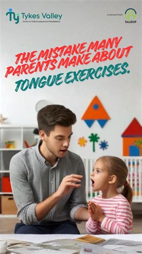 Tykes Valley on Instagram: "🗣️ Why does unclear speech happen? Unclear speech can occur due to: •Articulation errors •Phonological process errors •Oral-motor coordination difficulties •Structural differences (tongue-tie, cleft palate, dental issues) •Hearing difficulties Tongue exercises do have their place — they help with strengthening, mobility, drooling control, and swallowing, especially in neurological or oral-motor conditions. But when a child’s speech is unclear due to sound substitutio