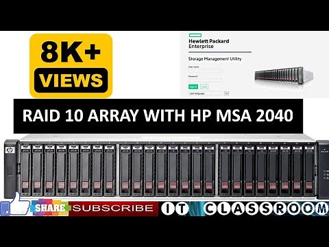 How to configure RAID 10 ON HP SAN MSA 2040 2050 , 2060 STEP BY STEP GUIDE