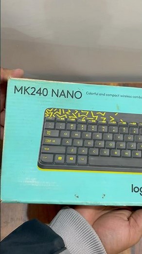 Logitech MK240 Nano Wireless USB Keyboard and Mouse #keyboard andmousesetup#keyboardandmousegaming