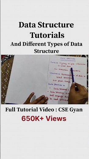 Learn Data Structures in the simplest way! 📚✨