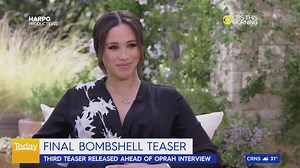 A third teaser of the Duke and Duchess of Sussex's bombshell interview with Oprah Winfrey has dropped and it's the most revealing snippet yet. #9Today | TODAY