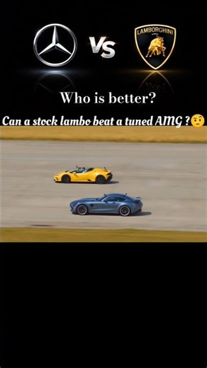 Mercedes AMG GTR ❤️‍🔥 vs Lamborghini Huracan 🥵