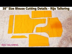 38 size blouse cutting detail explanation for beginners | normal 38 size blouse cutting in tamil