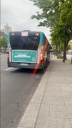 Spot du Bus 351 à Paris Porte de Vincennes #transport #ratp #paris #spotter #travel #busratp #idfm