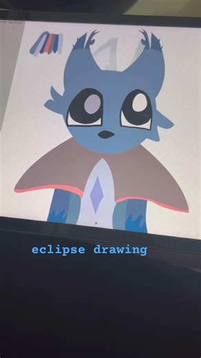 eclipse drawing #art#dandysworld #roblox