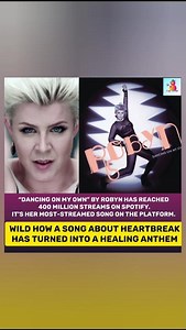 Dancing On My Own by Robyn has achieved a very big milestone #music #robyn #songs