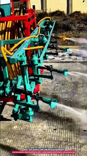 Tractor Mounted 4 Head Boom Sprayer with 1.6 Meter Working Width for Road and Farm Spraying