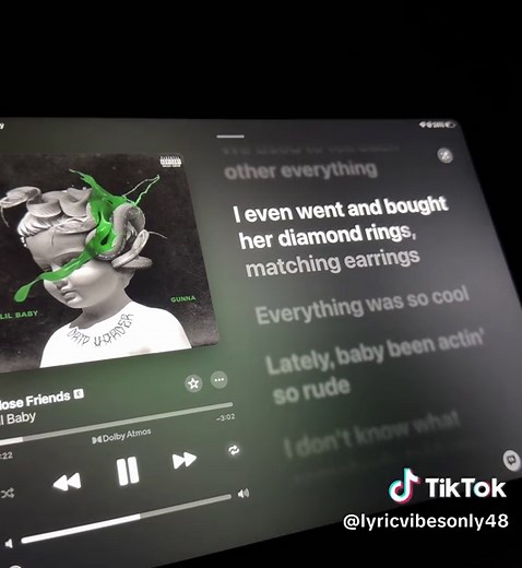 Close friends ~ Lil Baby #applemusic #lyrics #fyp #lyricsvideo #viral | song with lyrics