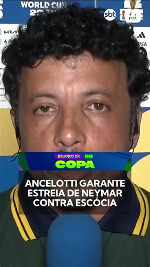 Neymar confirmado por Ancelotti entre relacionados contra Escócia
