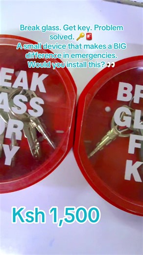 Break Glass for Key: Emergency Safety Solution