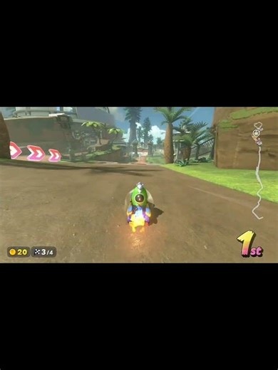 The blue shell frequently comes when I take 1st #mariokartworld #nintendo #videogames #gaming #mario