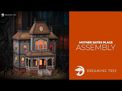 SVG File - Mother Bates Place - Assembly Tutorial (For Cricut, Silhouette, and ScanNCut)