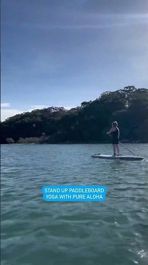 Zen Experience - Yoga On A Stand Up Paddle Board #shorts