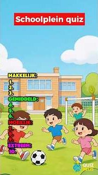 Kun jij deze 10 schoolplein spelletjes raden? #quiz #quiztime #school #schoollife #schoolactivity