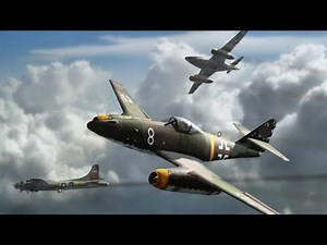 Me 262 Tactics against Allied B-17 formations (MK 108 cannon / R4M rocket)