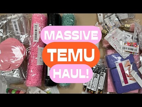 MEGA TEMU Craft Haul You WON'T BELIEVE What I Found! with LINKS!