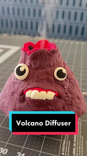 DIY Custom Volcano Diffuser with Air Dry Clay