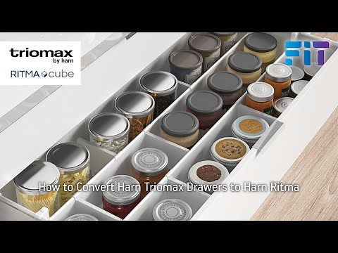 Looking to Convert Harn Triomax Soft Close Drawers to the Harn Ritma System? Here's a 'How To'.