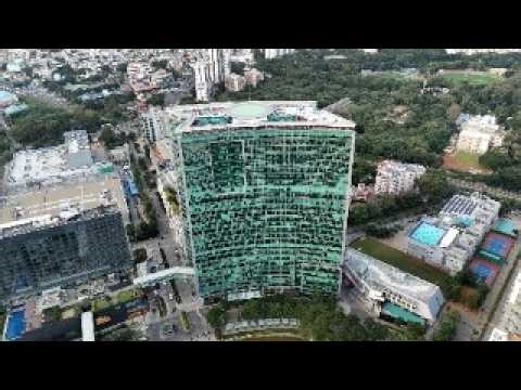 Drone footage of WTC Building, Malleshwaram, Bengaluru. || DJI Mini 4 Pro