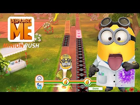Minion rush RED ZONE Lab Coat golden ticket costume PC gameplay