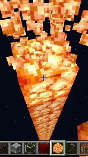 break a tall tower in Minecraft using hoe #gaming #memes #minecraft #minecraftbuilding