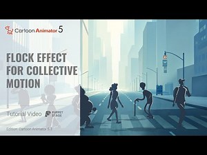 Realtime Animation Variety with Flock Effect | Cartoon Animator 5 Tutorial
