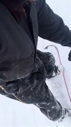 Snowboarding Practice in Wisconsin's Winter Yard