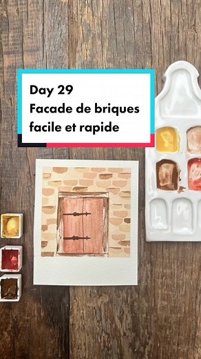 Créez un Mur de Briques Authentique en Aquarelle