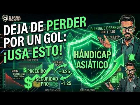 Hándicap Asiático: La ARMADURA que las Casas de Apuestas TEMEN 🛡️⚽