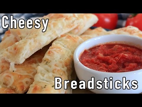 Homemade Cheesy Breadsticks