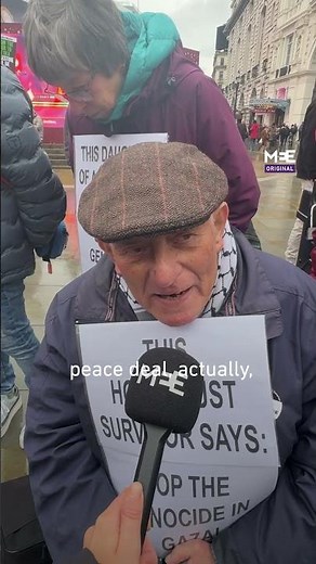 Holocaust survivor denounces Israel’s use of Holocaust memory to justify war crimes.