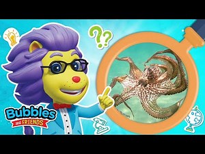 🐙 Octopus Facts for Kids: 8 Arms, 3 Hearts and Color Changing Camoflauge! | Bubbles and Friends