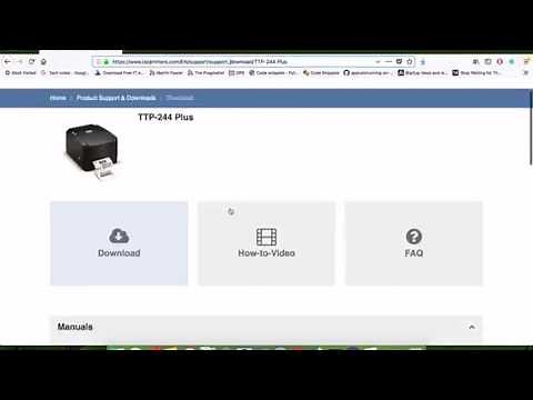 TSC TTP 244 Plus Mac Setup | Driver Installation