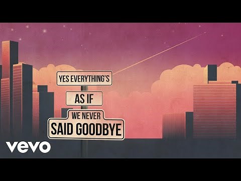 Michael Ball & Alfie Boe - As If We Never Said Goodbye (Lyric Video)