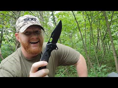 SOG SEAL XR Review and Woods Walk - The Best Folding Survival and Tactical Knife?