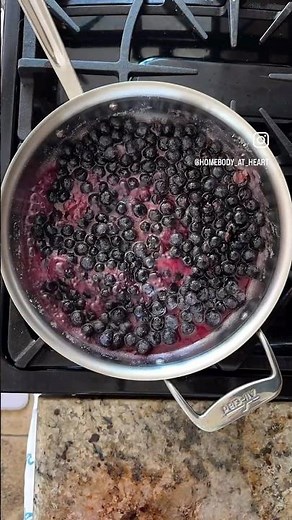 Homemade Blueberry Jam to Use for Baking and Everyday Eats 🫐🍯