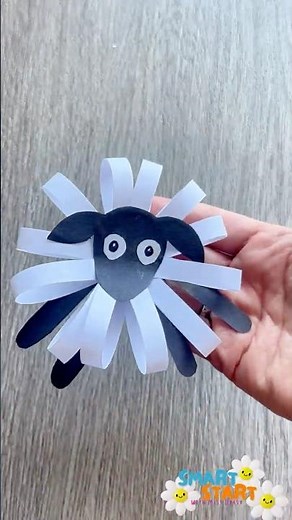 Easy Easter Sheep Craft | Paper Strip Lamb DIY | Smart Start with Miss Daisy