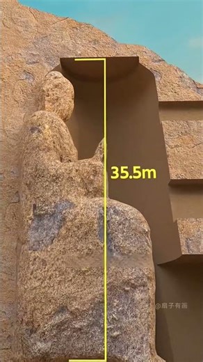 Secret of the Giant Buddha of Dunhuang 😮 | 35-Meter Cave Statue Explained #shorts