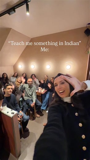 Emily Shah Massoud on Instagram: "If you don’t know that “Indian” is not a language by now then this is definitely the first thing I’m teaching you