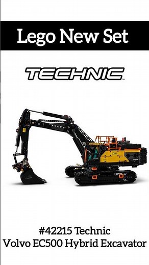 Lego New Set - #42215 Technic Volvo EC500 Hybrid Excavator