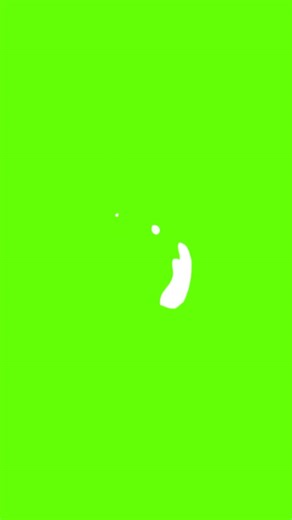 Abstract Comma Shape Animation - Green Screen Motion Element #animation #greenscreen