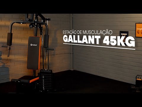 Guia de Exercícios | Estação de Musculação 45kg Gallant GEM45H25A-PT