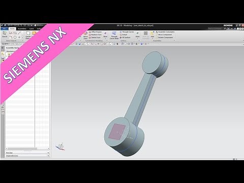 One Sketch to rule them all - Siemens NX 10 Training - Wave Geometry Linker