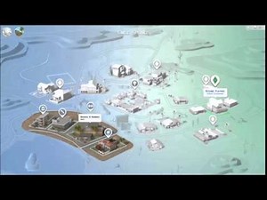 The Sims 4 - Menu principal e mapa