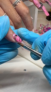 how to marble nails #nails #nailmarble | Sarah's Nail Secrets