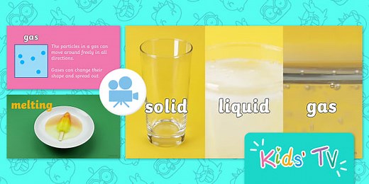 Solids, Liquids and Gases - Mini Lessons - Twinkl Kids' TV